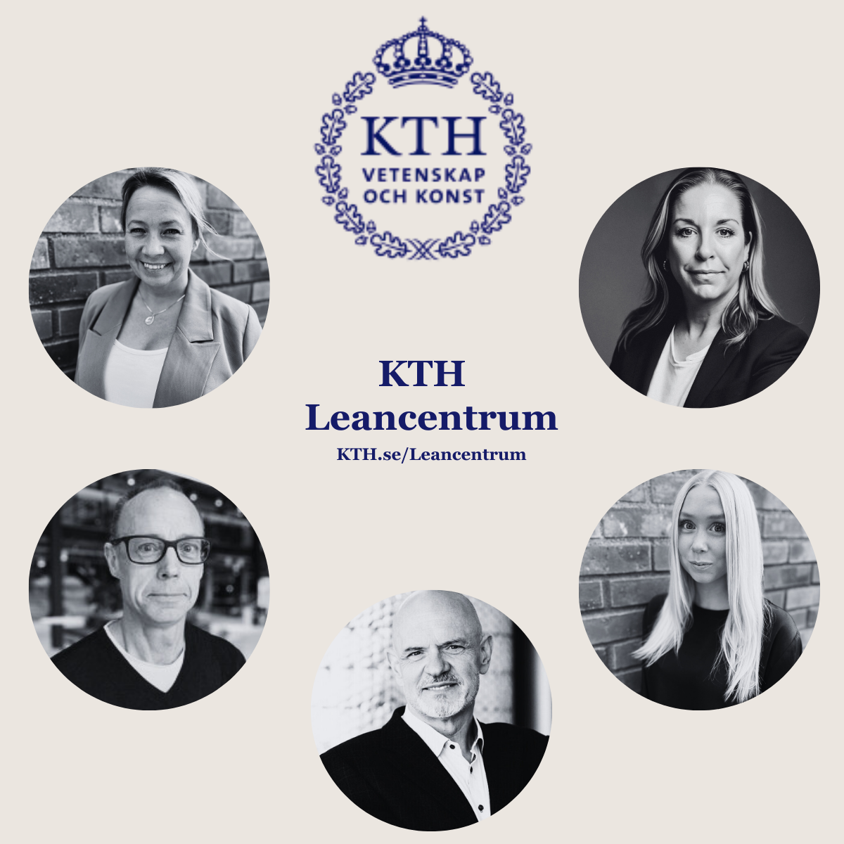 Porträtt av Leancentrums team.