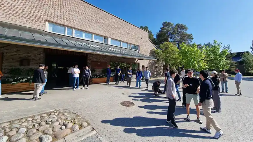 Outside at Djurönäset.