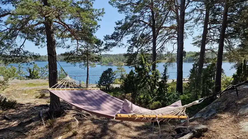 Hammock with a seaview.