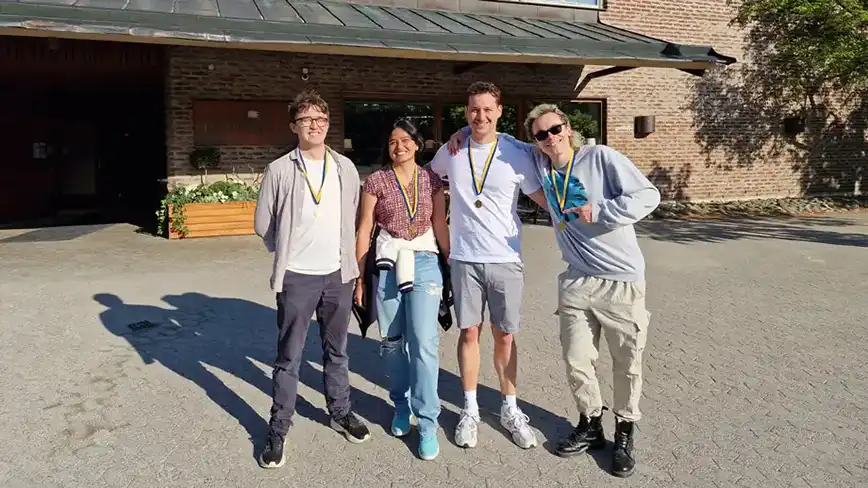 The winning team.