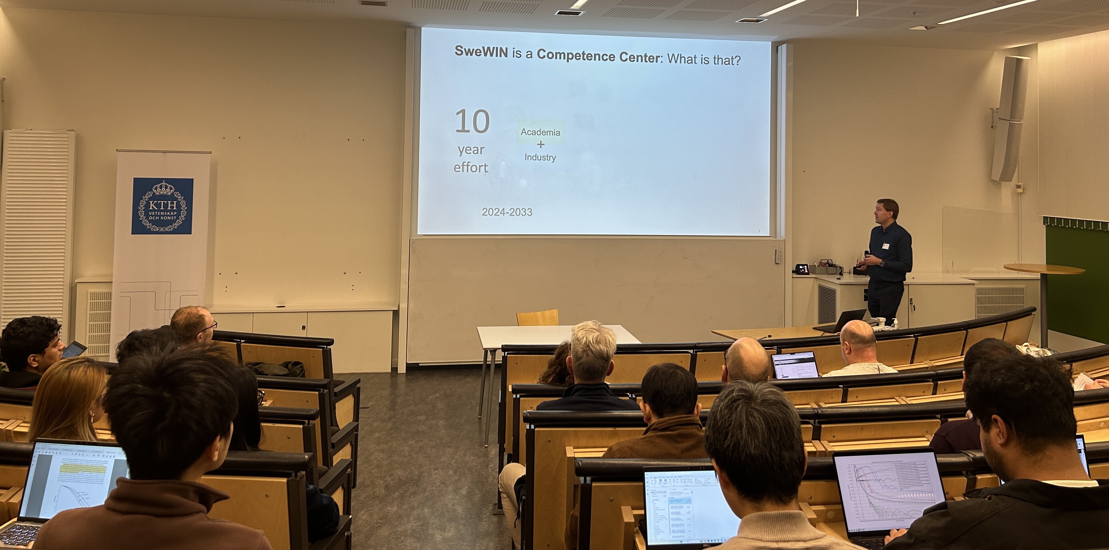 Welcome address by SweWIN director Emil Björnson