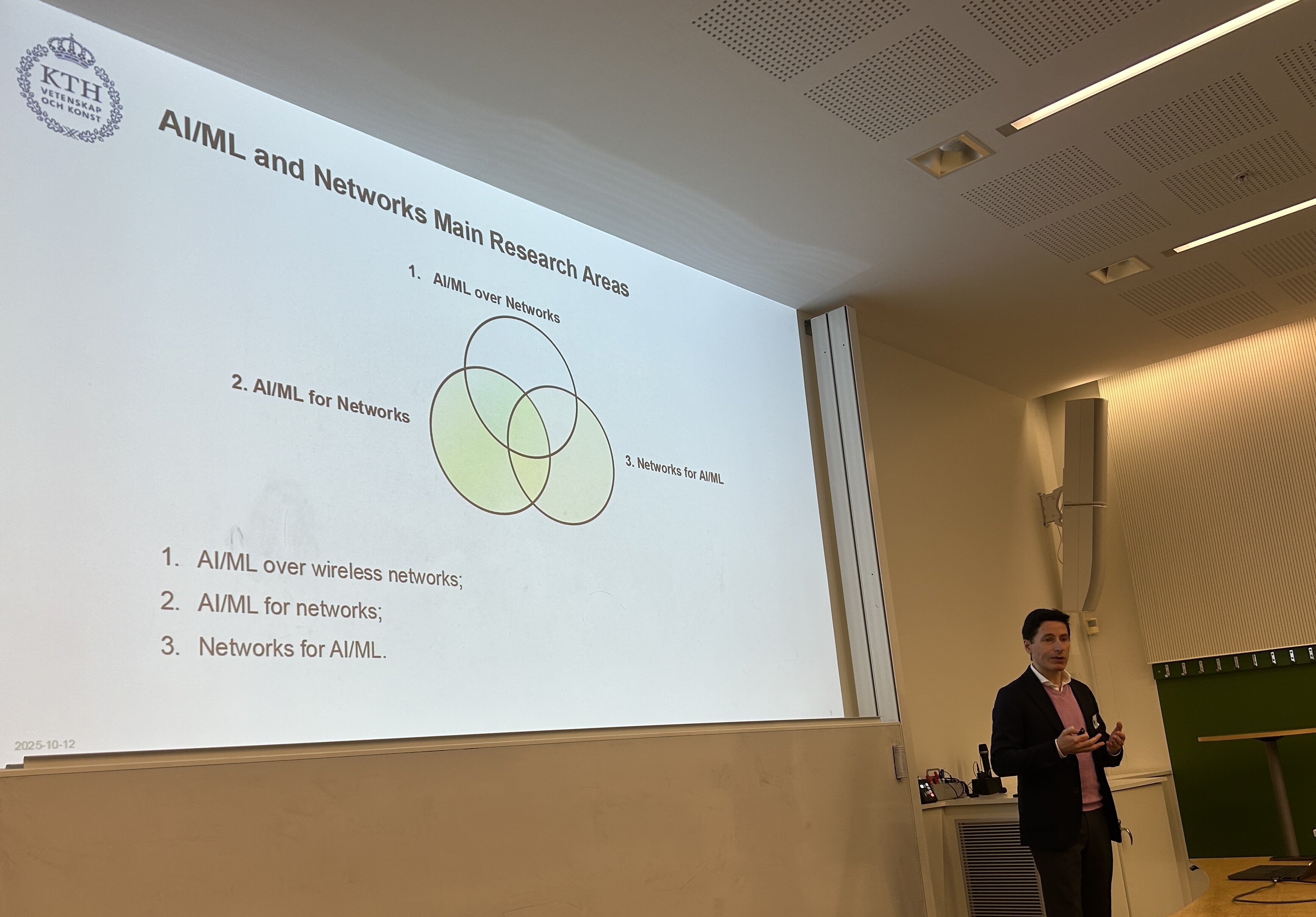 Presentation by Carlo Fischione