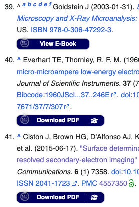 Screenshot Libkey nomad in wikipedia