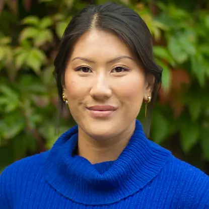 Porträttfoto av studenten Julia