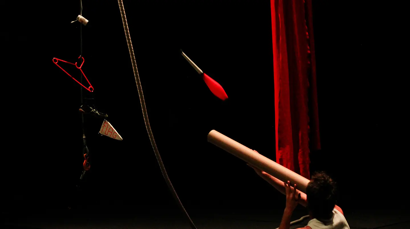 props on a dark back ground