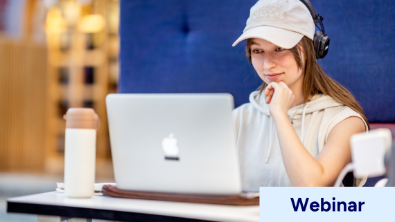 Student with computer 