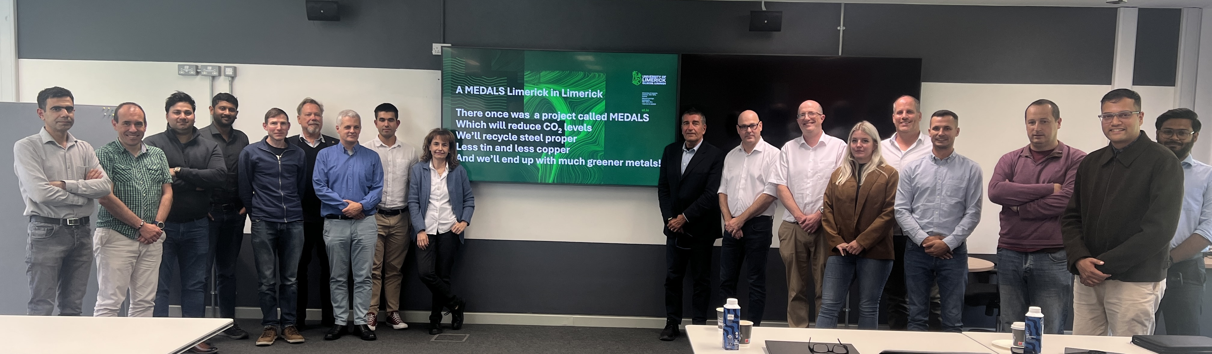 The consortium after the project meeting in Limerick, Ireland