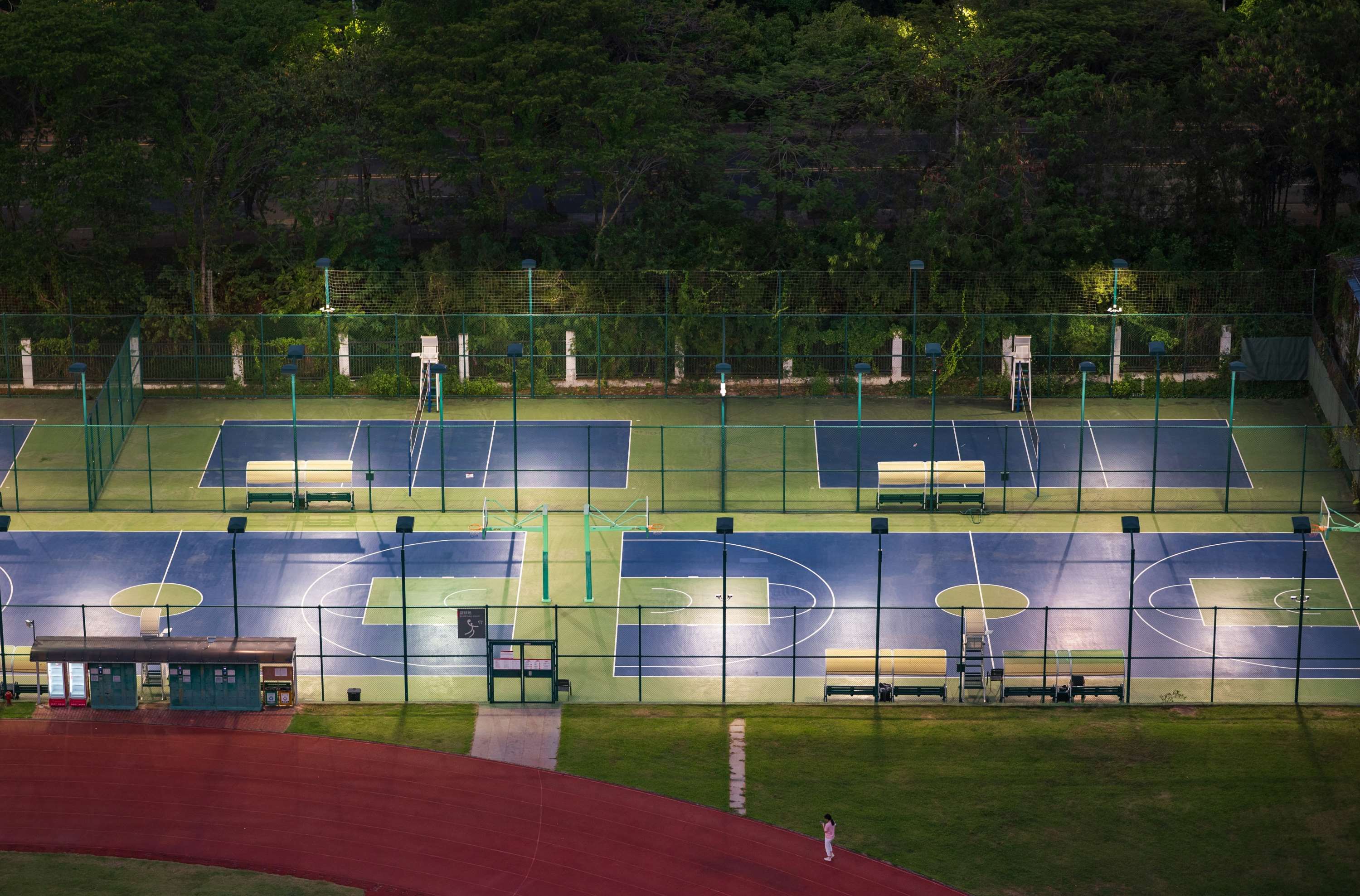 Sport facility - stadium lighted