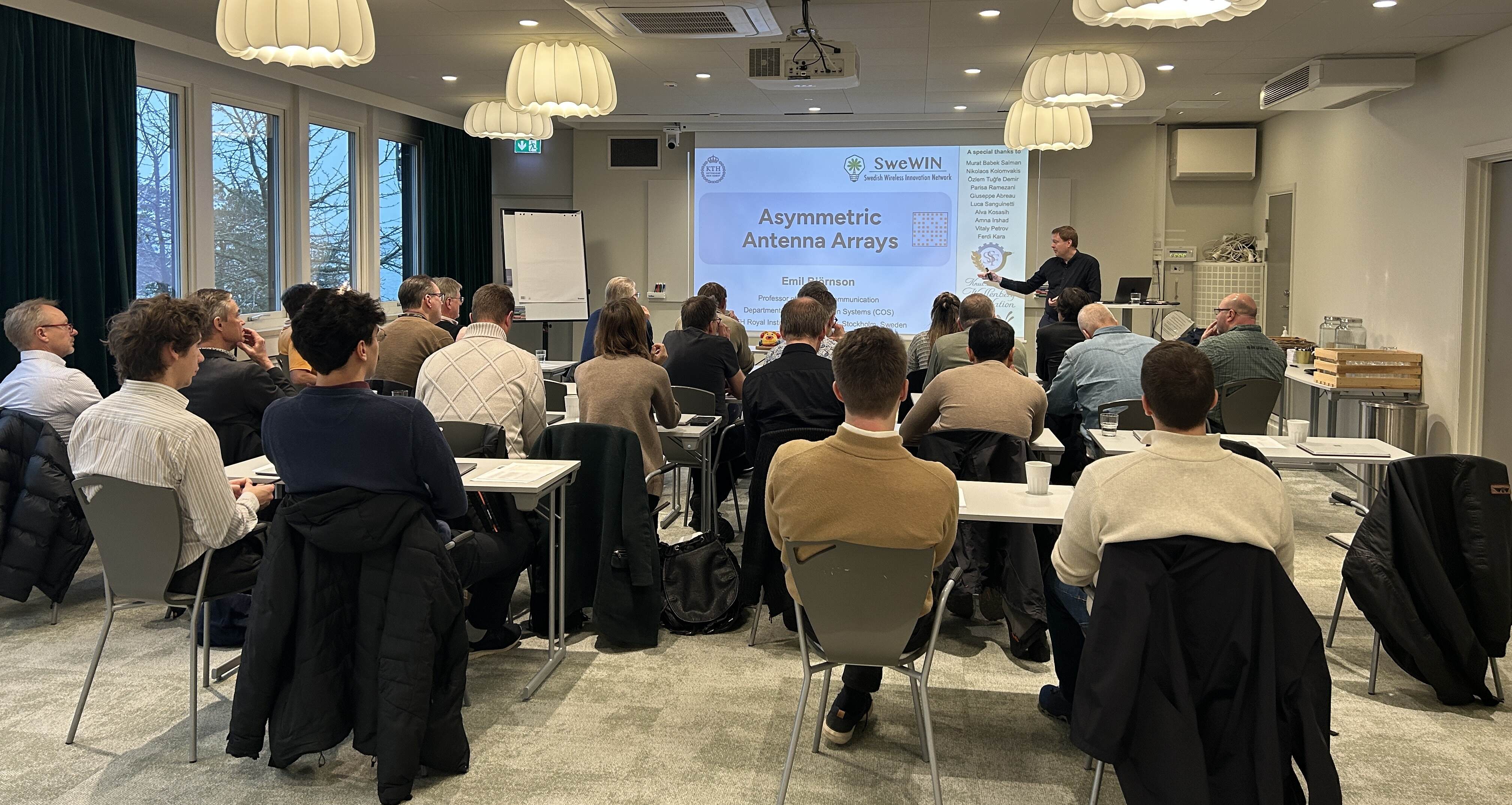 Emil Björnson presenting