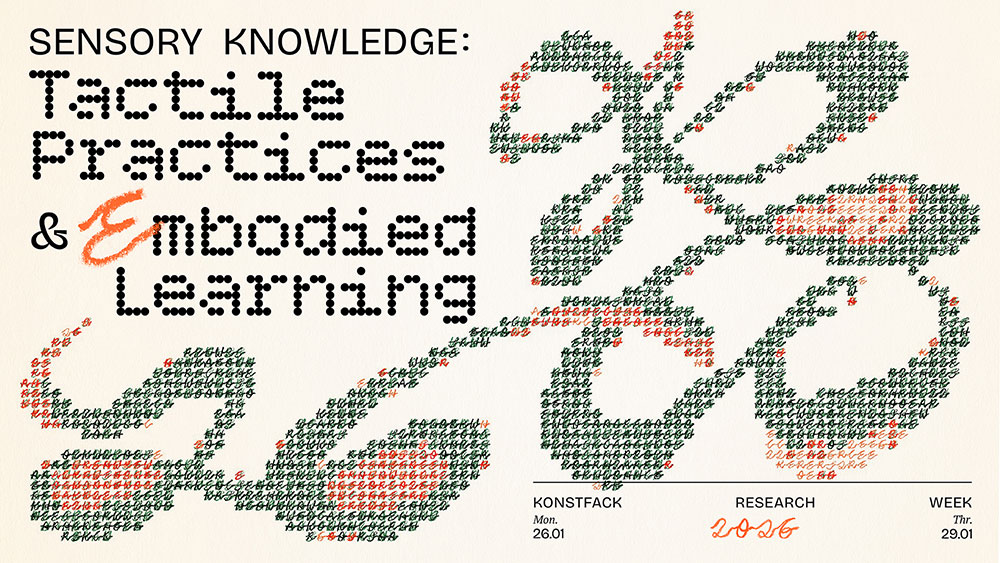 Konstfack Research Week 2026