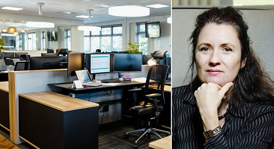 kontor och porträtt