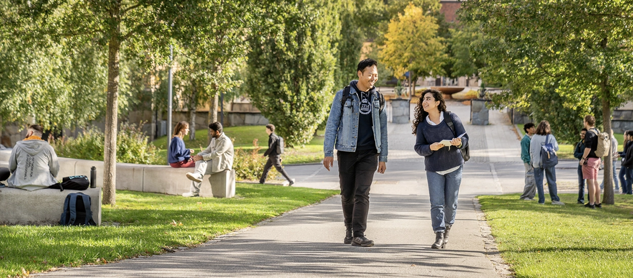 Students studying at KTH Campus