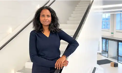 Jenni Reuben, forskare på Saab och industripostdoktor vid KTH.