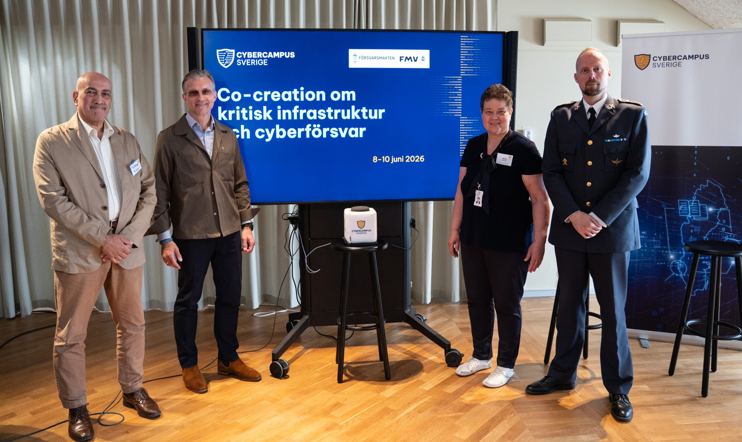 Co-Creation event om kritisk infrastruktur och cyberförsvar på Cybercampus.