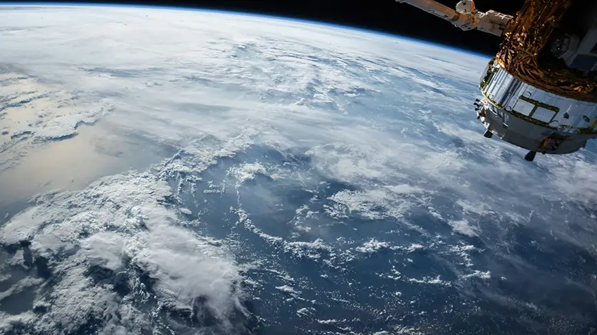 Satellit från rymden