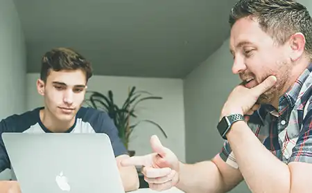 A student and a mentor 