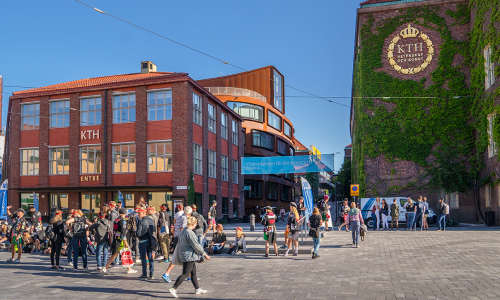  Entrén till KTH Campus, studentliv. Foto: Petter Karlberg