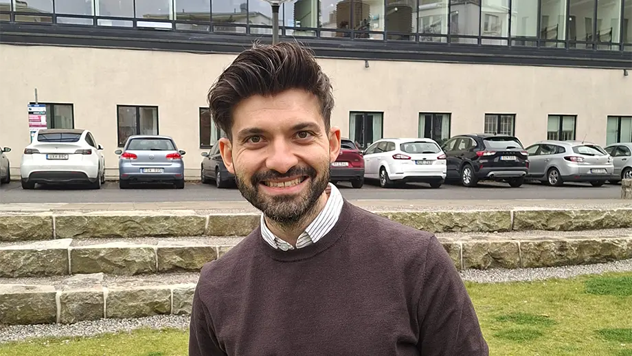 Smiling man.