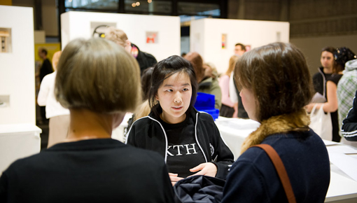 KTH:s monter på SACO-mässan