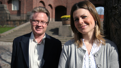 Ingvar Eriksson och Malin Nordin