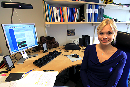 Frida Lindberg, forskare och doktorand på Skolan för teknik och hälsa vid KTH