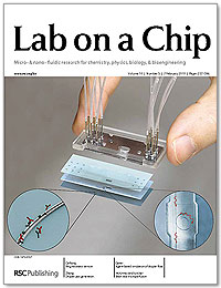 The SABIO device on the Lab on chip cover