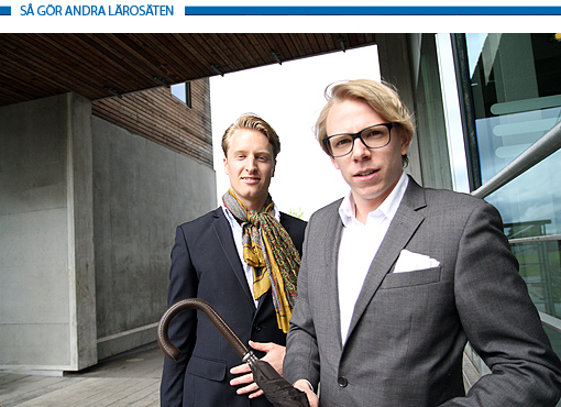 Erik Björkegren (t v) och Magnus Flodberg.