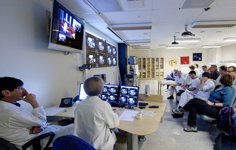 Undervisning i Medicinsk teknik, här från Karolinska universitetssjukhuset i Huddinge. Foto: CTMH.