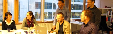 Medarbetare på avdelning för Neuronik