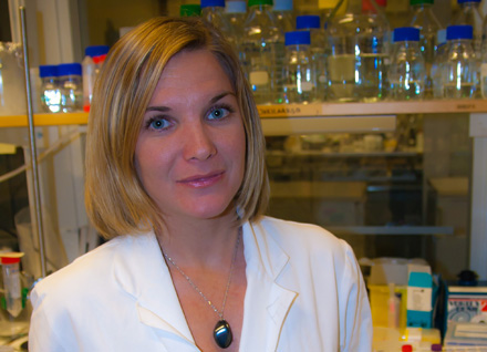 Helena Wållbergs forskning påverkar framtidens cancerbehandling.