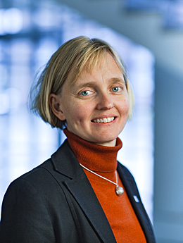 Eva Malmström Jonsson, prorektor och ansvarig för utbildningens roll i samhället på KTH. Fotograf: Jann Lipka.