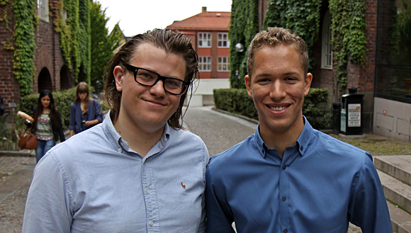 Martin Ek och Marcus von Schéele, personerna bakom företaget och tjänsten Comparific och studenter på programmet Industriell ekonomi vid KTH.