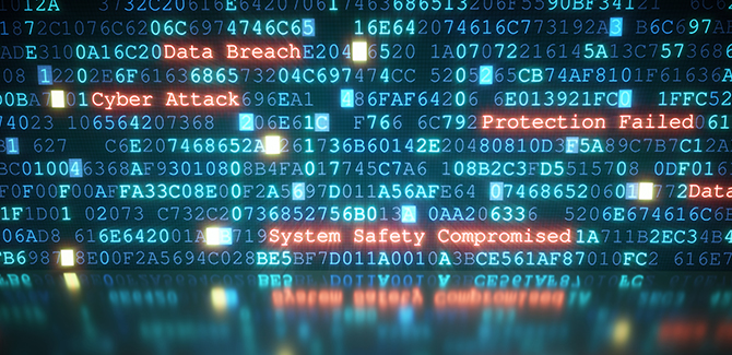 Stock picture representing cyber security
