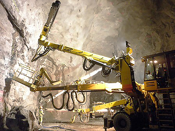 Tunnel under byggnation