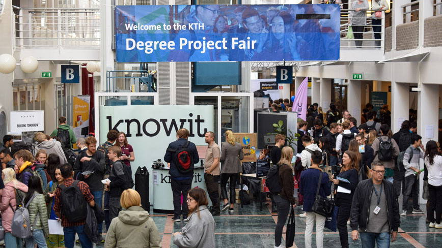The Degree Project Fair at KTH