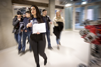 Hanna Pakdaman, en av KTH:s studentambassadörer.