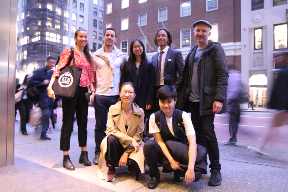 Bild av några av de som deltog i Brighterprogrammet i New York hösten 2019.