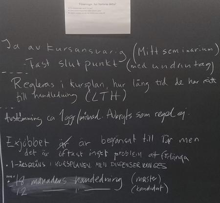 Tavla 5: Hantering av förseningar