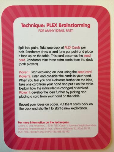 Technique: PLEX Brainstorm